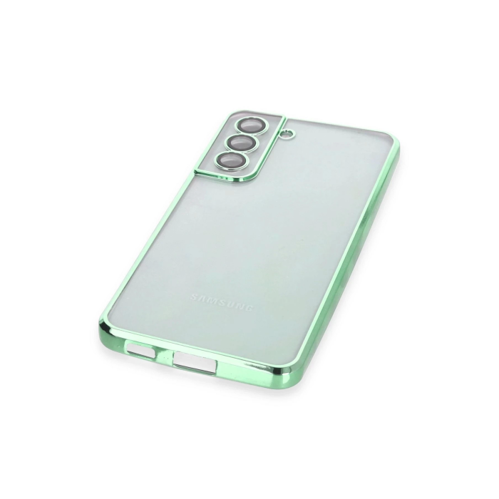 BFS  Samsung Galaxy S21 FE Kılıf Razer Lensli Silikon - Yeşil