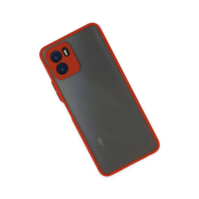 BFS  Vivo Y15S Kılıf Montreal Silikon Kapak - Kırmızı