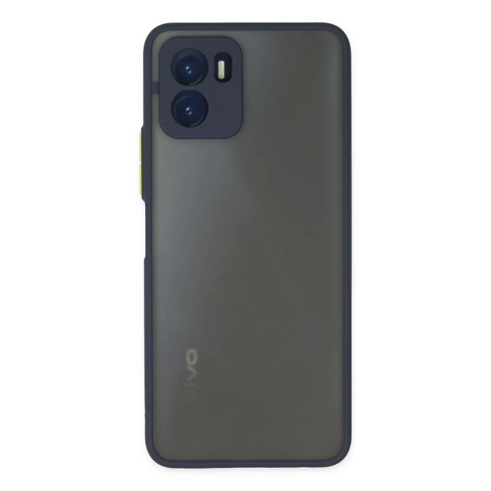BFS  Vivo Y15S Kılıf Montreal Silikon Kapak - Lacivert