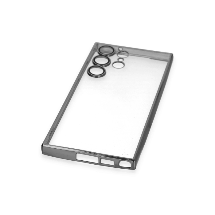 BFS  Samsung Galaxy S23 Ultra Kılıf Razer Lensli Silikon - Siyah