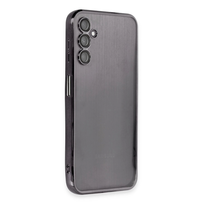 BFS  Samsung Galaxy A14 4G Kılıf Razer Lensli Silikon - Siyah
