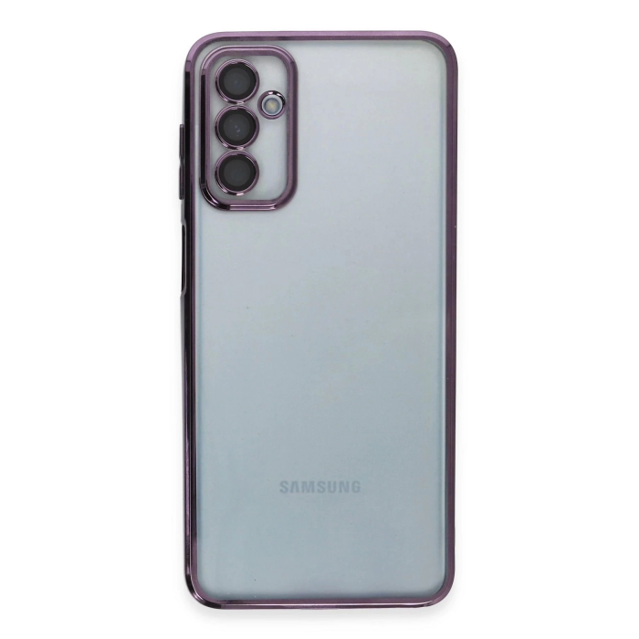 BFS  Samsung Galaxy M23 Kılıf Razer Lensli Silikon - Mor