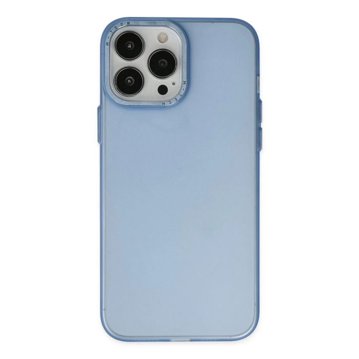 BFS  iPhone 13 Pro Kılıf Modos Metal Kapak - Mavi