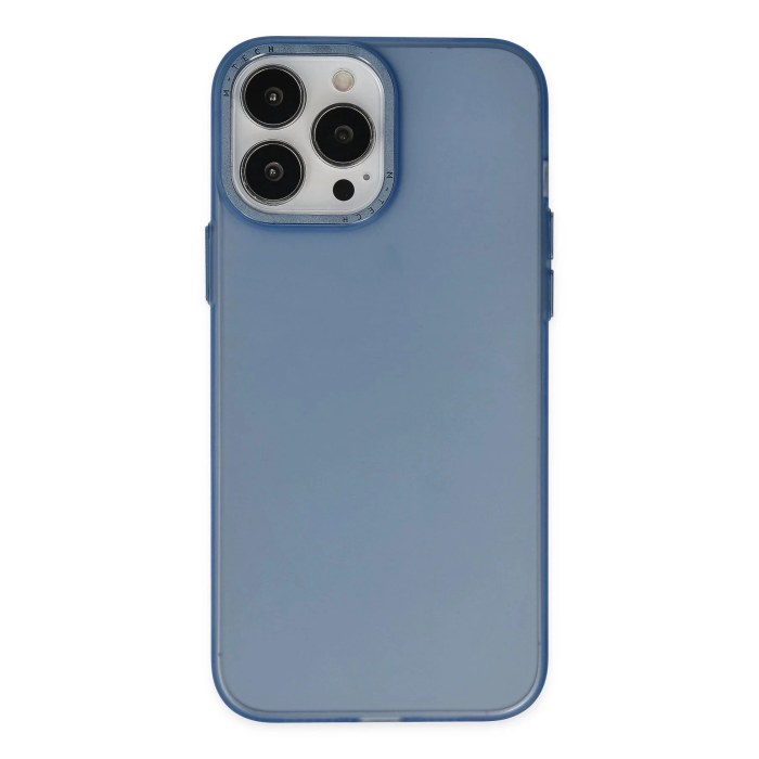 BFS  iPhone 13 Pro Kılıf Modos Metal Kapak - Lacivert
