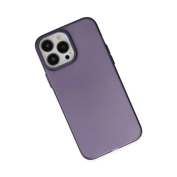 BFS  iPhone 13 Pro Kılıf Modos Metal Kapak - Derin Mor