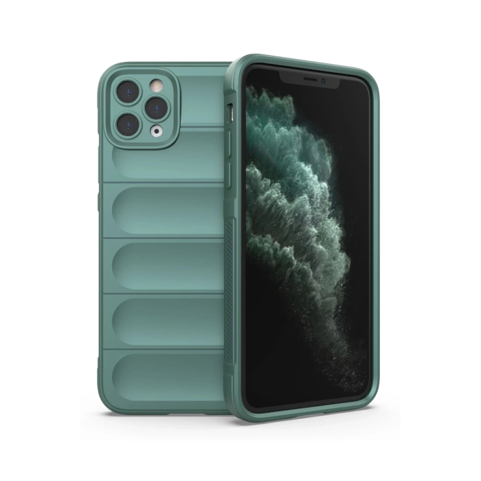BFS  iPhone 11 Pro Kılıf Optimum Silikon - Koyu Yeşil