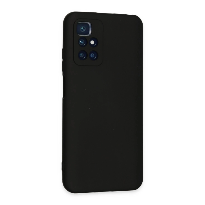 BFS  Xiaomi Redmi 10 2022 Kılıf Nano içi Kadife Silikon - Siyah