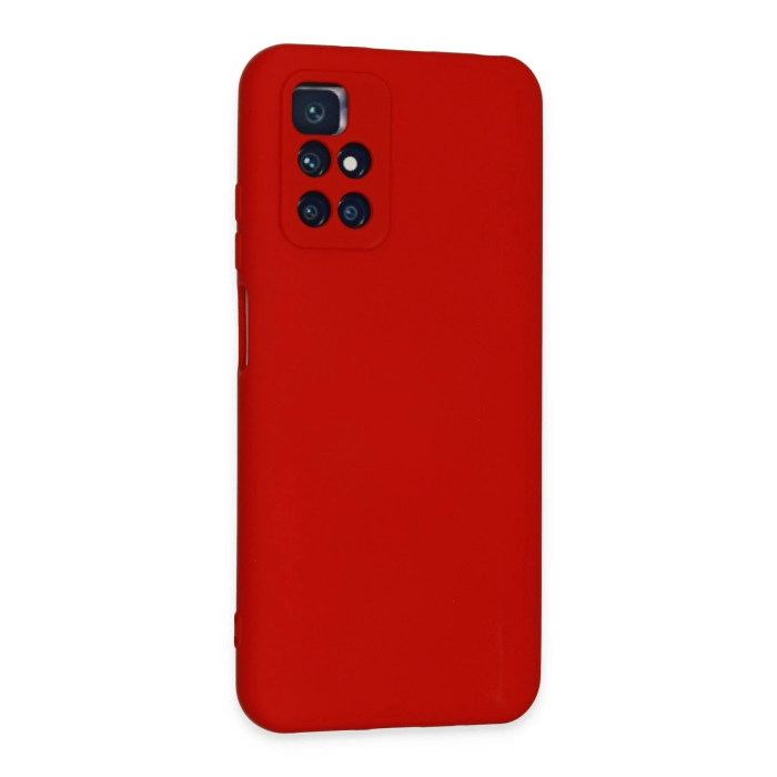 BFS  Xiaomi Redmi 10 2022 Kılıf Nano içi Kadife Silikon - Kırmızı