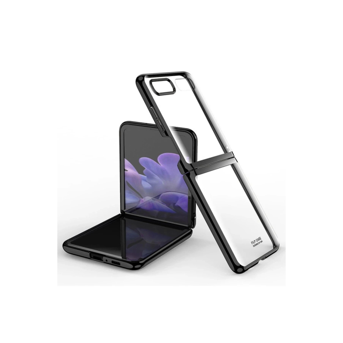 BFS  Samsung Galaxy Z Flip 3 Kılıf Fold Element Kapak - Siyah