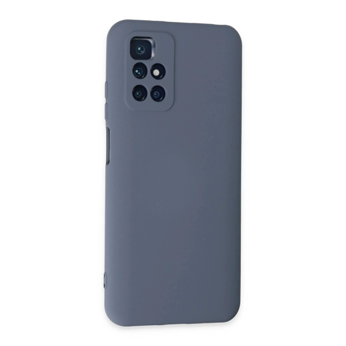 BFS  Xiaomi Redmi 10 2022 Kılıf Nano içi Kadife Silikon - Gri