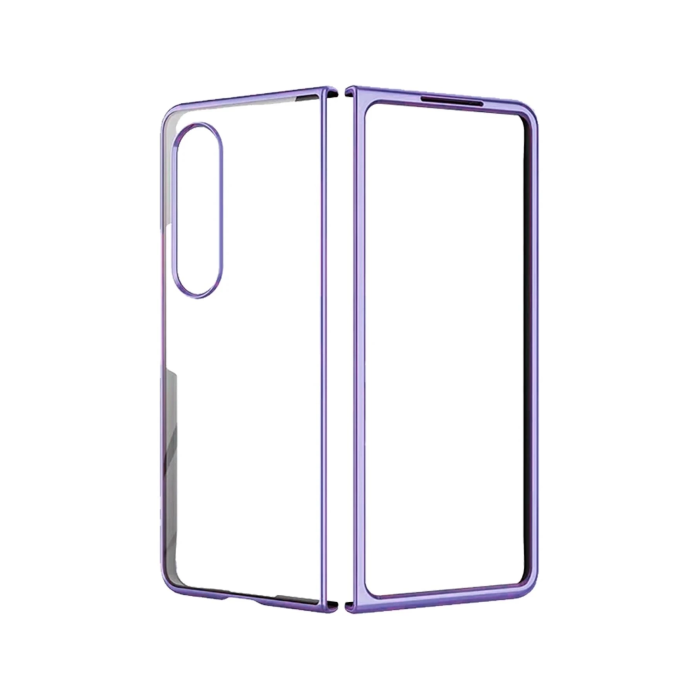 BFS  Samsung Galaxy Z Fold 3 Kılıf Fold Element Kapak - Mor