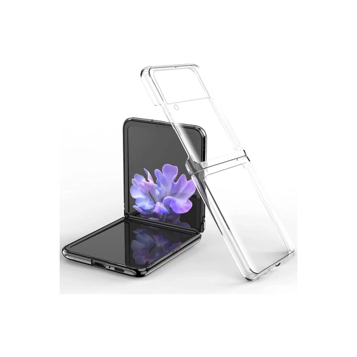 BFS  Samsung Galaxy Z Flip 3 Kılıf Fold TPU Silikon - Şeffaf