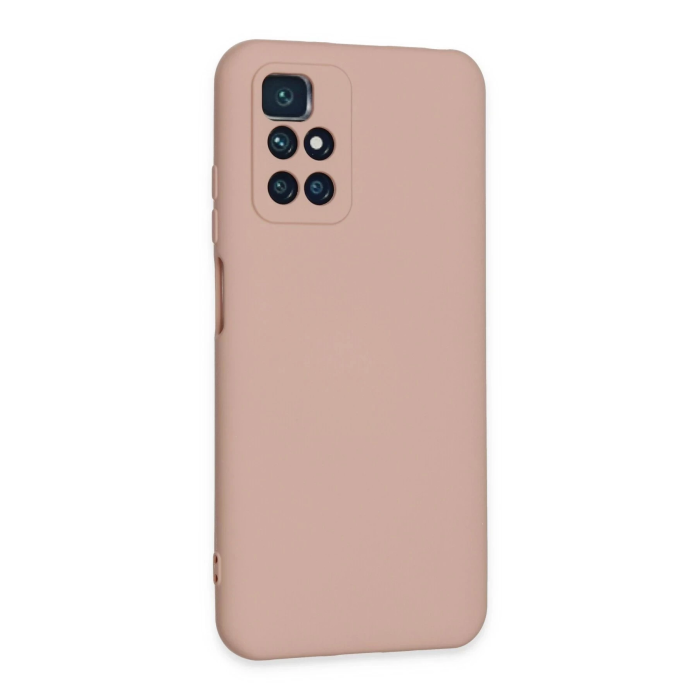 BFS  Xiaomi Redmi 10 2022 Kılıf Nano içi Kadife Silikon - Pudra