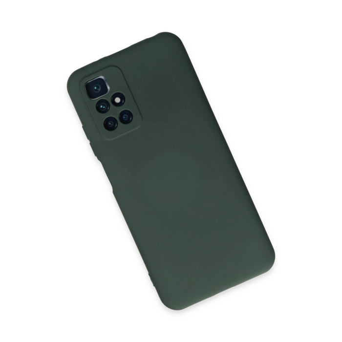 BFS  Xiaomi Redmi 10 2022 Kılıf Nano içi Kadife Silikon - Koyu Yeşil