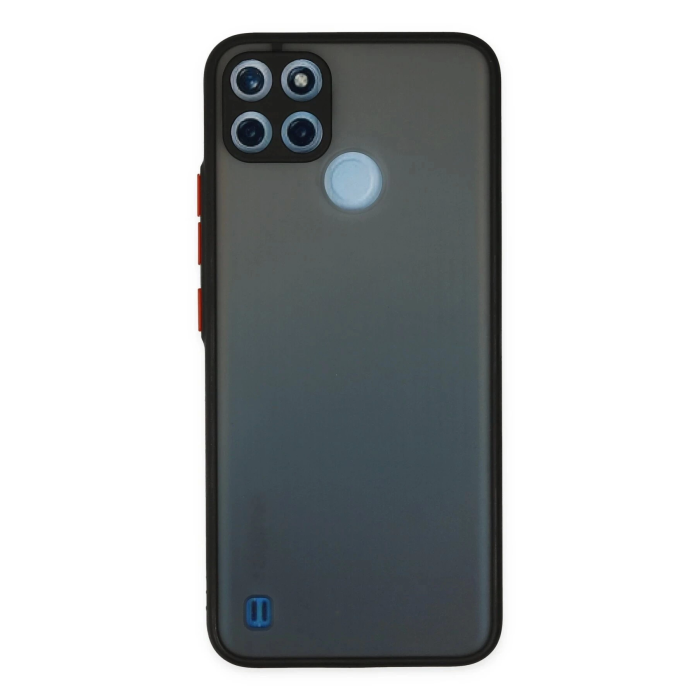 BFS  Realme C21Y Kılıf Montreal Silikon Kapak - Siyah