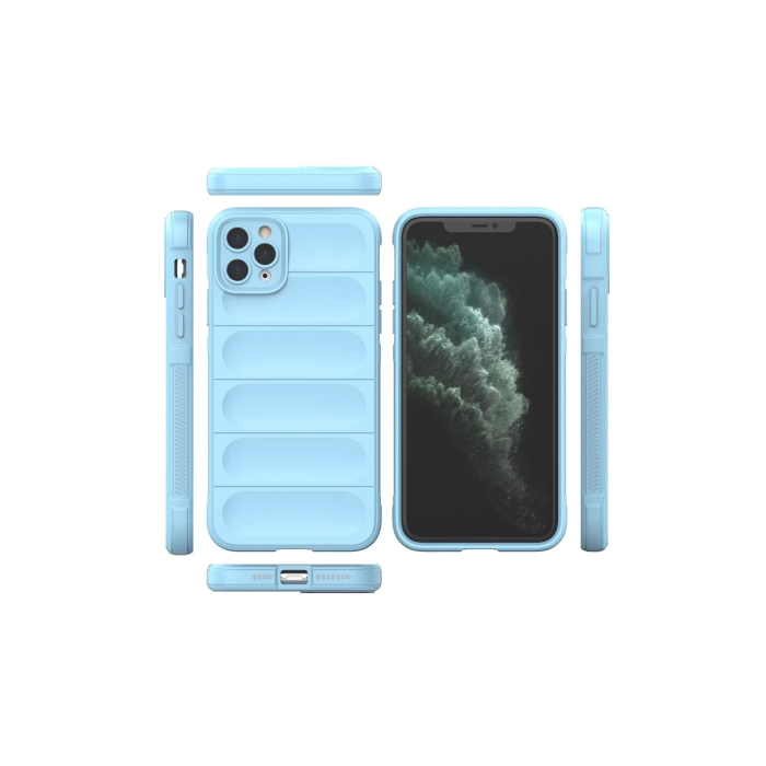 BFS  iPhone 11 Pro Max Kılıf Optimum Silikon - Sky Blue