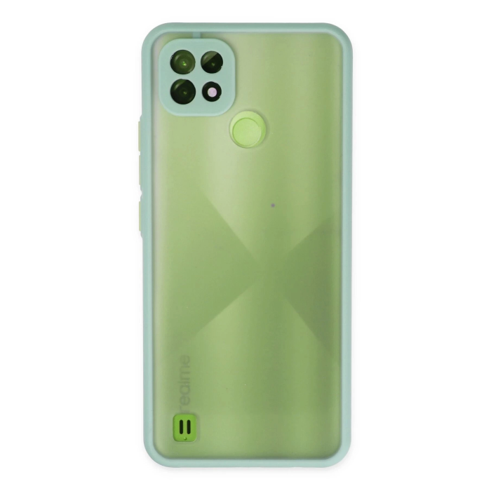 BFS  Realme C21 Kılıf Montreal Silikon Kapak - Turkuaz