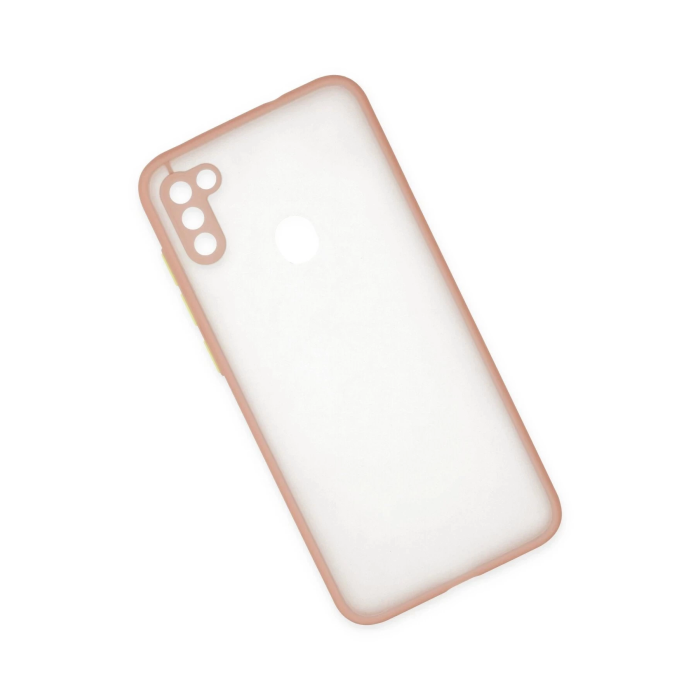 BFS  Samsung Galaxy A11 Kılıf Montreal Silikon Kapak - Pembe