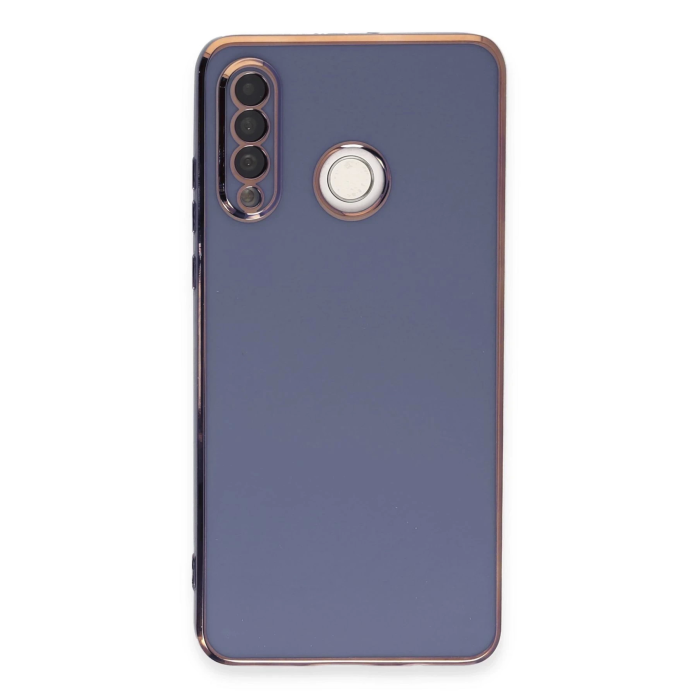 BFS  Huawei P30 Lite Kılıf Volet Silikon - Mavi