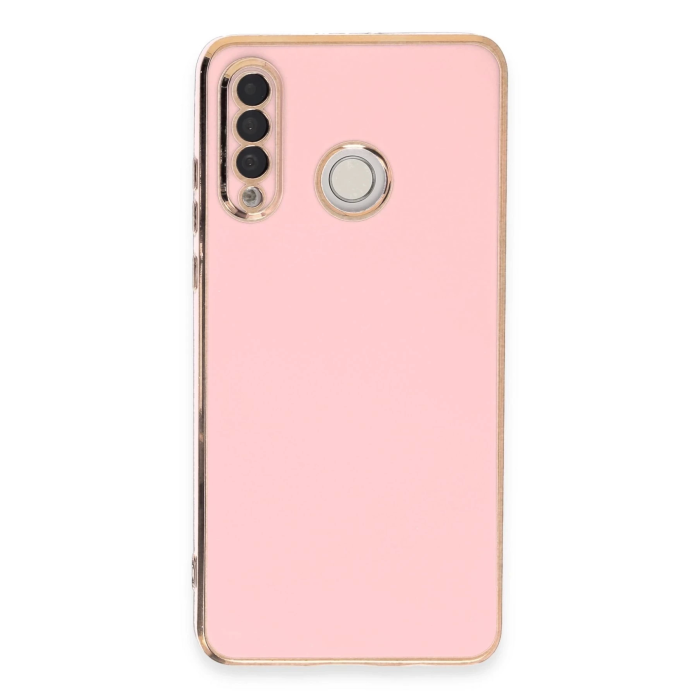 BFS  Huawei P30 Lite Kılıf Volet Silikon - Pembe