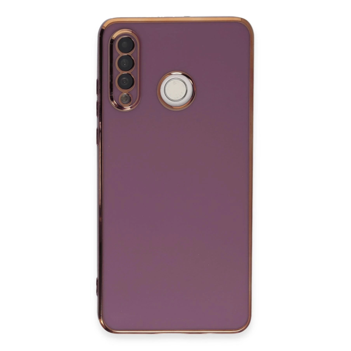 BFS  Huawei P30 Lite Kılıf Volet Silikon - Mor