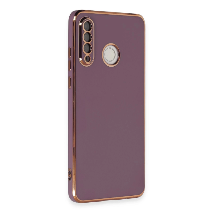 BFS  Huawei P30 Lite Kılıf Volet Silikon - Mor