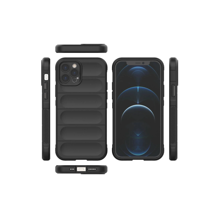 BFS  iPhone 12 Pro Kılıf Optimum Silikon - Siyah