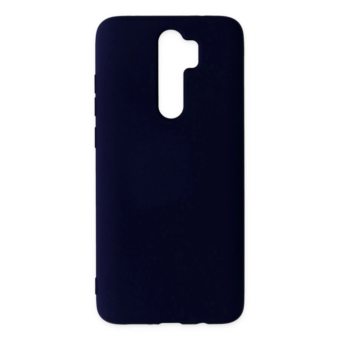 BFS  Xiaomi Redmi Note 8 Pro Kılıf Nano içi Kadife Silikon - Lacivert
