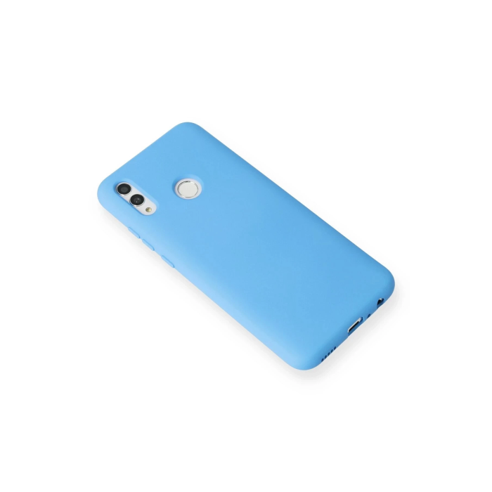BFS  Huawei P Smart 2019 Kılıf Nano içi Kadife Silikon - Mavi