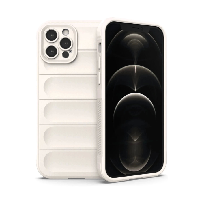 BFS  iPhone 12 Pro Max Kılıf Optimum Silikon - Krem