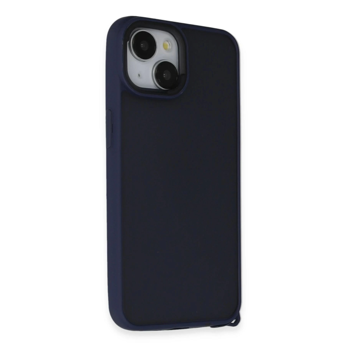 BFS  iPhone 15 Kılıf Elegant Kapak - Lacivert