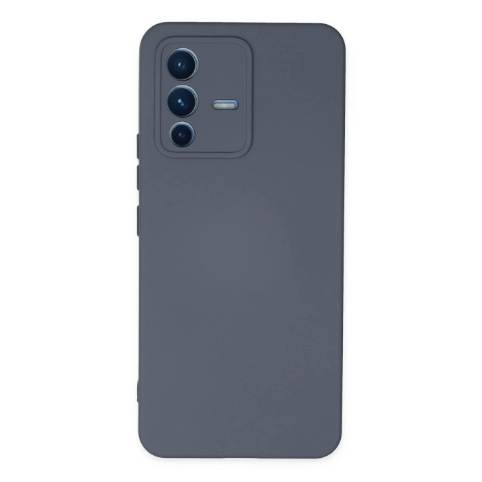 BFS  Vivo V23 5G Kılıf Nano içi Kadife Silikon - Gri