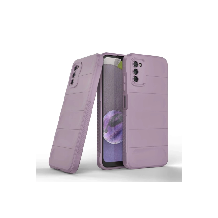 BFS  Samsung Galaxy A03S Kılıf Optimum Silikon - Mor