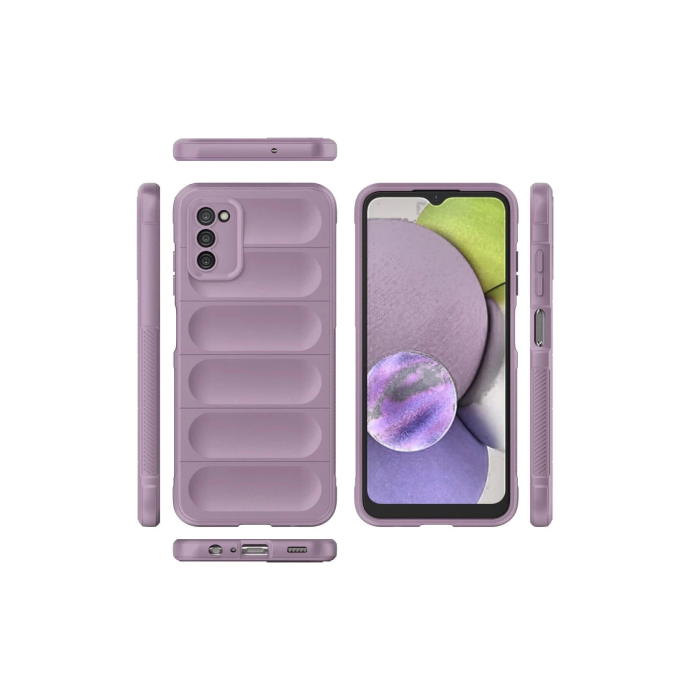 BFS  Samsung Galaxy A03S Kılıf Optimum Silikon - Mor