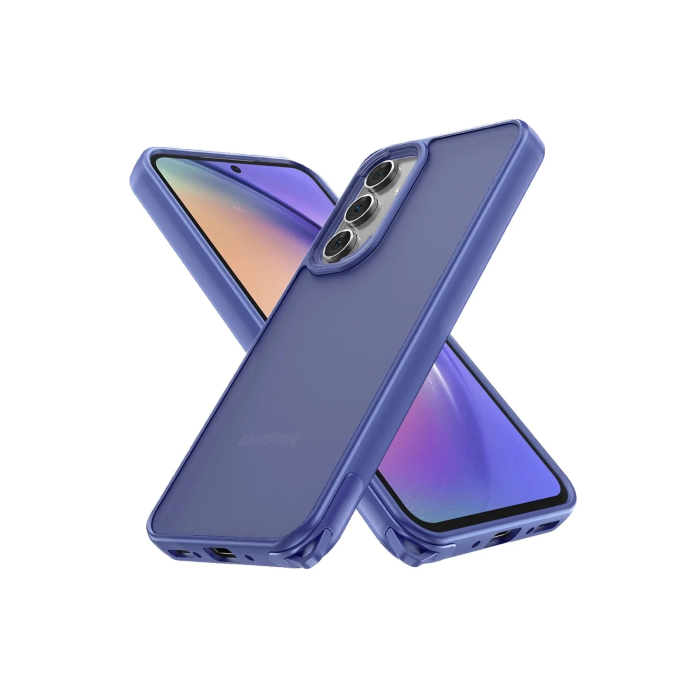 BFS  Samsung Galaxy A14 4G Kılıf Elegant Kapak - Açık Mavi