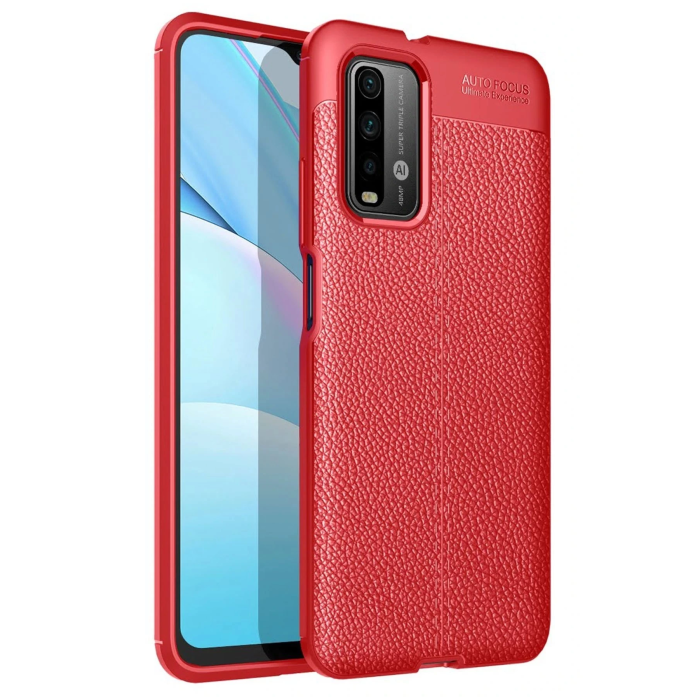 BFS  Xiaomi Redmi 9T Kılıf Auto Focus Kapak - Kırmızı