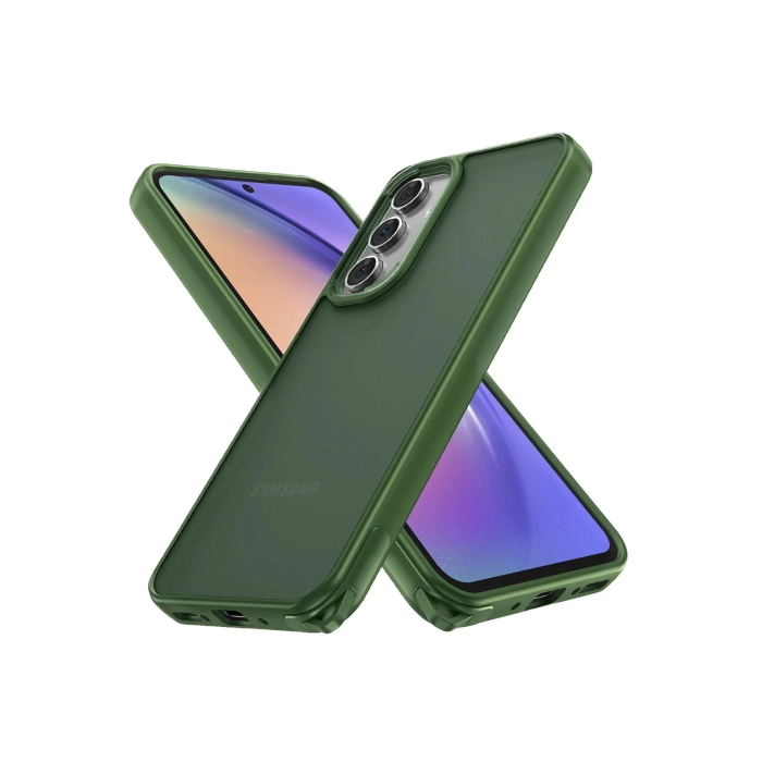 BFS  Samsung Galaxy A34 5G Kılıf Elegant Kapak - Yeşil