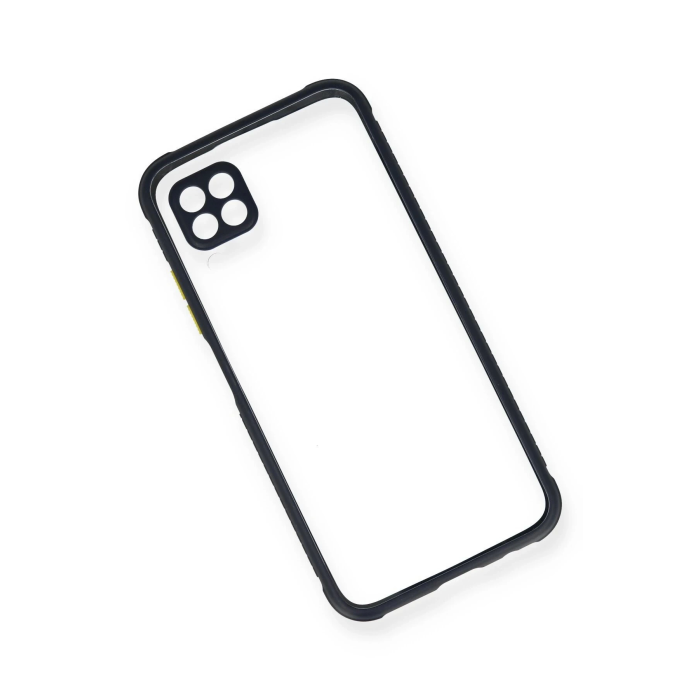 BFS  Huawei P40 Lite Kılıf Miami Şeffaf Silikon - Lacivert