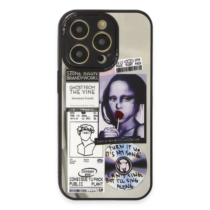 BFS  iPhone 14 Pro Kılıf Mirror Desenli Kapak - Mirror - 2