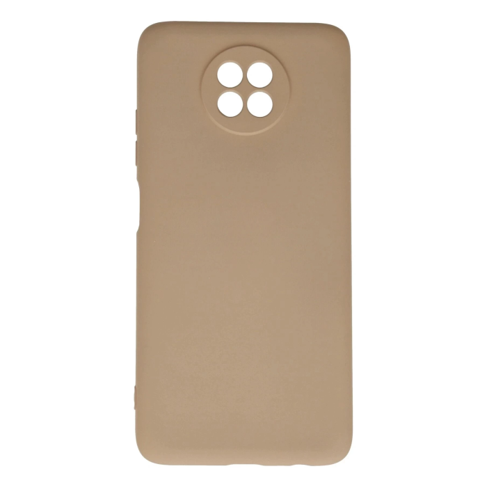 BFS  Xiaomi Redmi Note 9 5G Kılıf Nano içi Kadife Silikon - Bej