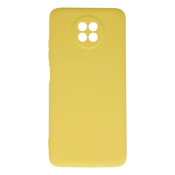 BFS  Xiaomi Redmi Note 9 5G Kılıf Nano içi Kadife Silikon - Sarı