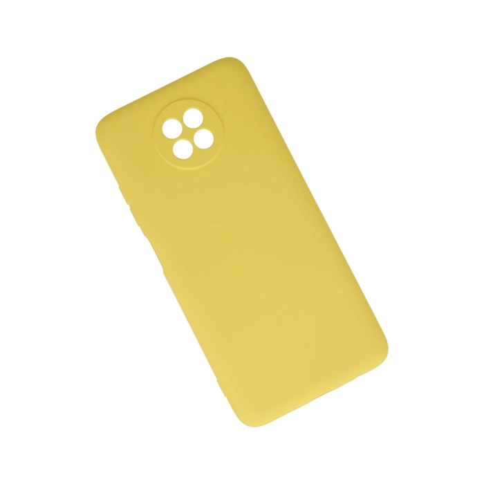 BFS  Xiaomi Redmi Note 9 5G Kılıf Nano içi Kadife Silikon - Sarı