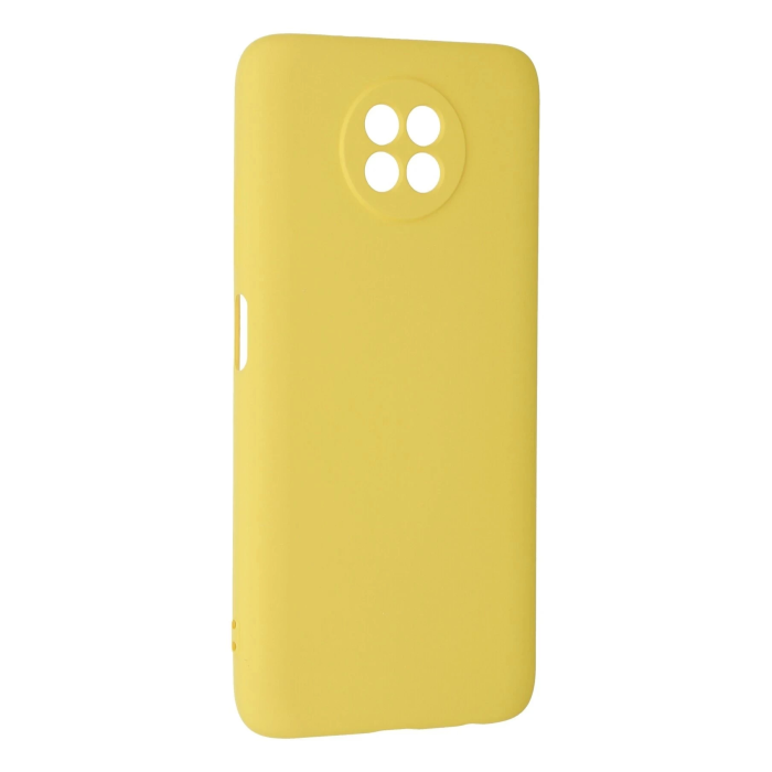 BFS  Xiaomi Redmi Note 9 5G Kılıf Nano içi Kadife Silikon - Sarı