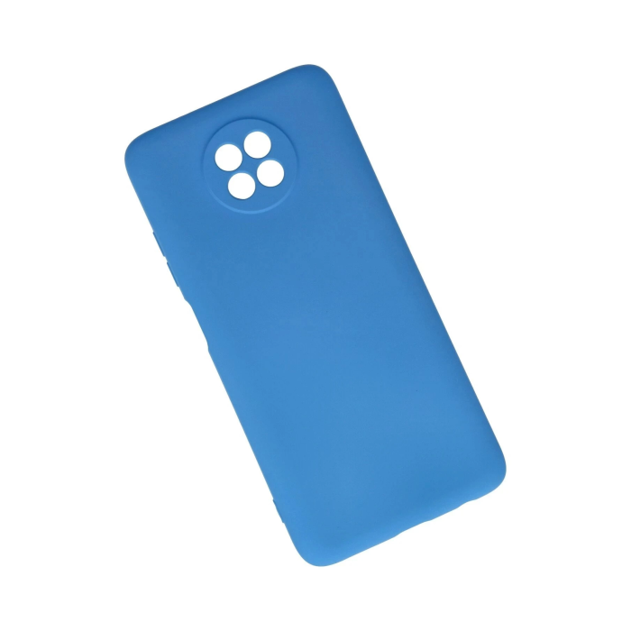 BFS  Xiaomi Redmi Note 9 5G Kılıf Nano içi Kadife Silikon - Mavi