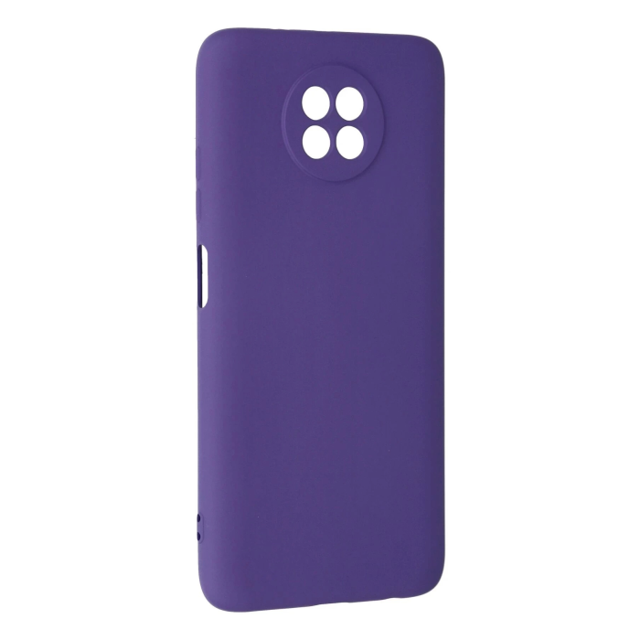 BFS  Xiaomi Redmi Note 9 5G Kılıf Nano içi Kadife Silikon - Mor