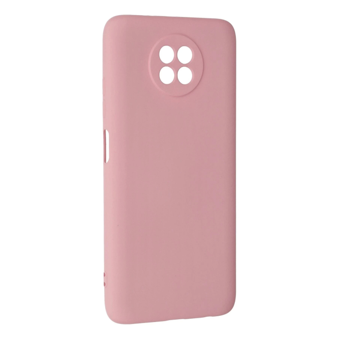 BFS  Xiaomi Redmi Note 9 5G Kılıf Nano içi Kadife Silikon - Pembe