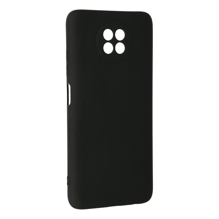 BFS  Xiaomi Redmi Note 9 5G Kılıf Nano içi Kadife Silikon - Siyah