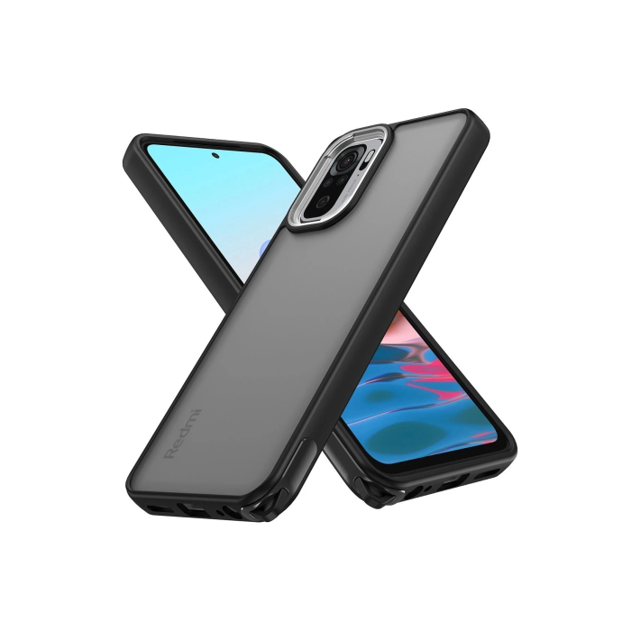 BFS  Xiaomi Redmi Note 10 Kılıf Elegant Kapak - Siyah