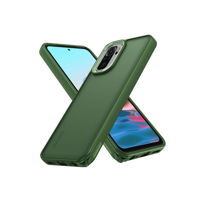 BFS  Xiaomi Redmi Note 10 Kılıf Elegant Kapak - Yeşil