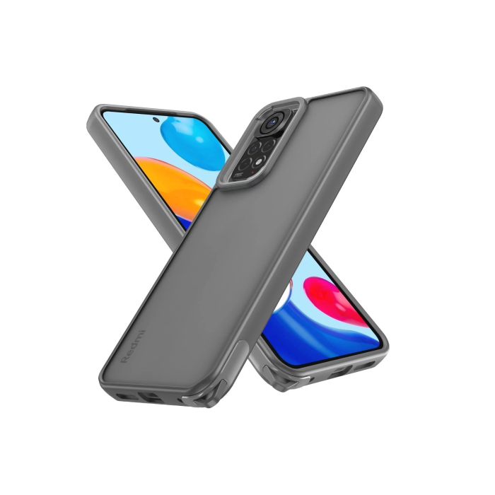 BFS  Xiaomi Redmi Note 11 Kılıf Elegant Kapak - Titan Gri